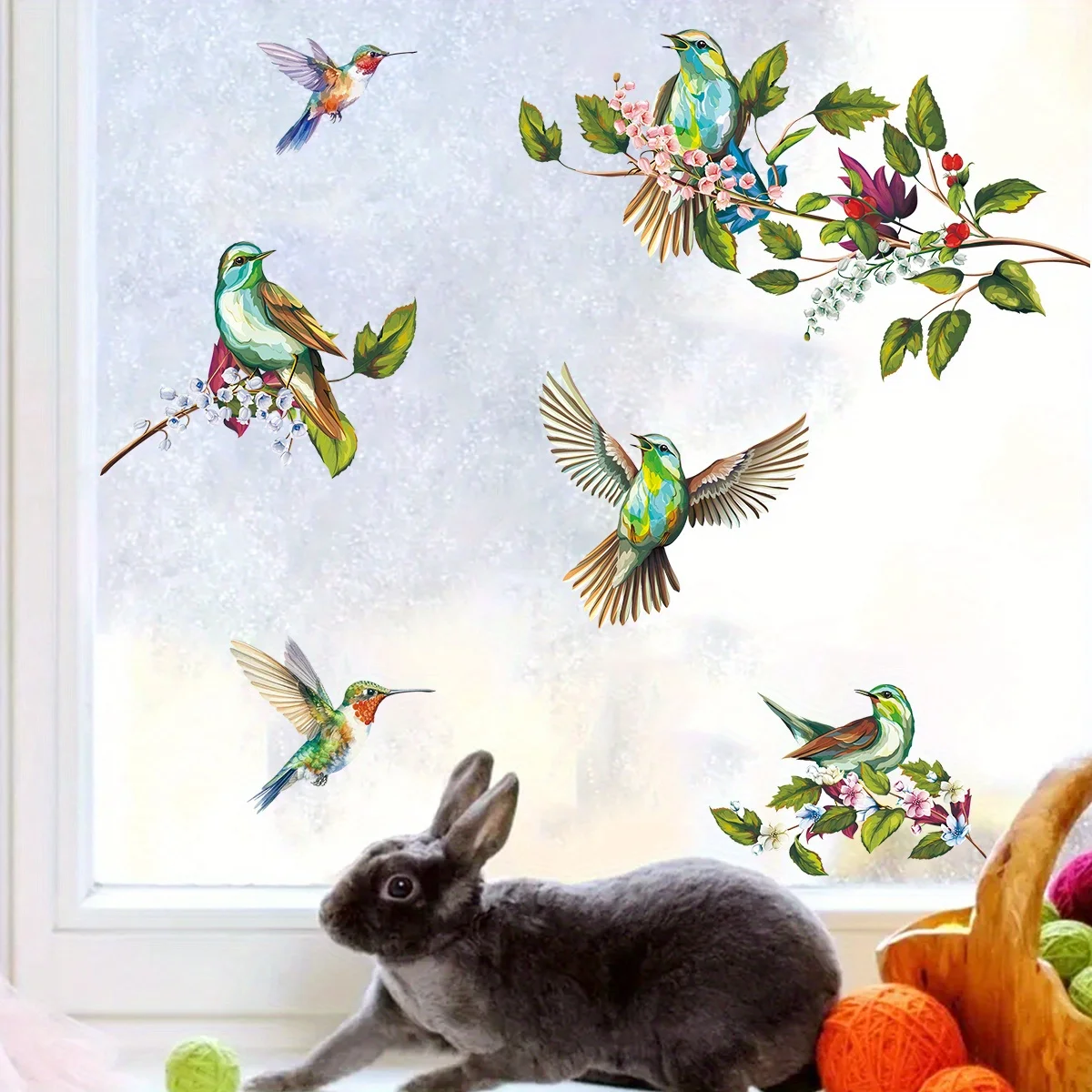 1Pc Watercolor Simulation Bird - Home Decor Aesthetic Pinterest 评论和价格