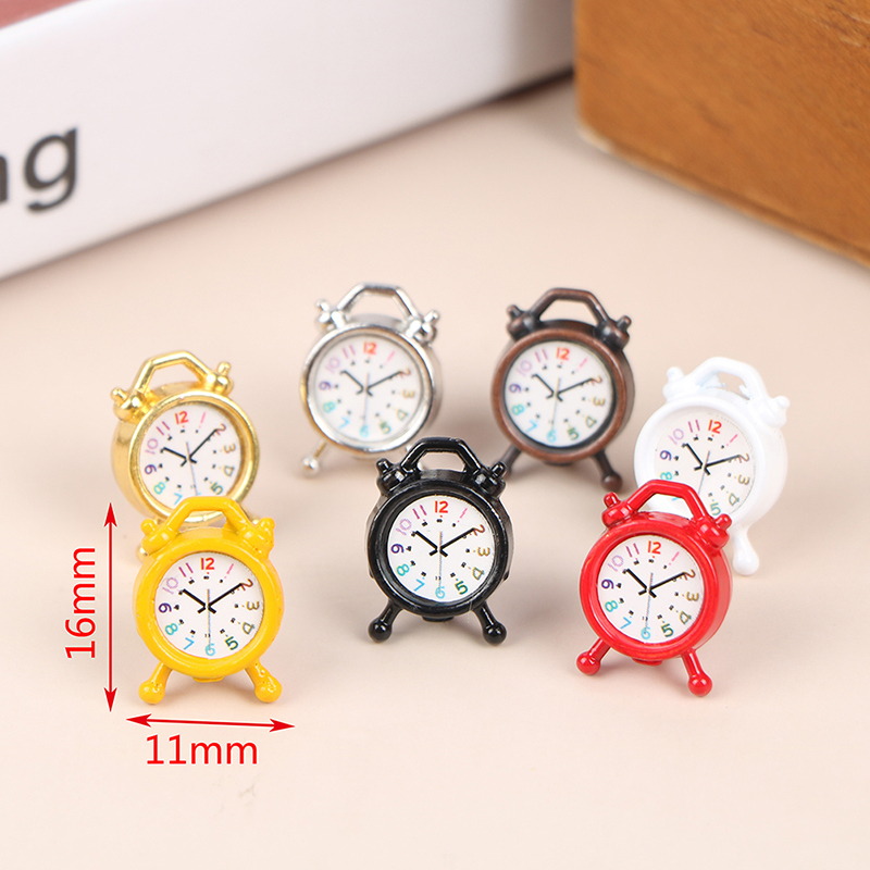 1PC 1:12 Scale Alarm Clock Dol - Home Decor Manufacturers 评论和价格