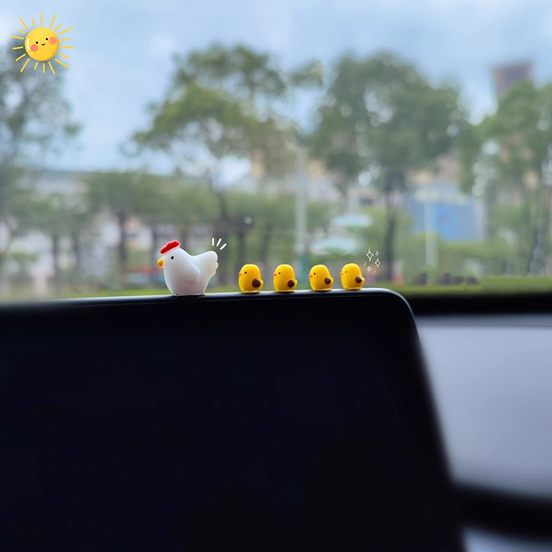 Cute Mini Chickens Car Dashboa - Home Decor Aesthetic Pinterest 评论和价格