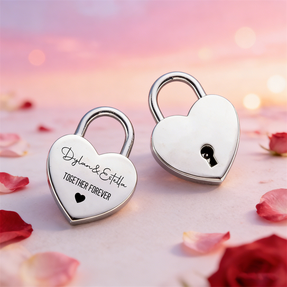 Custom Name Heart-Shaped Padlo - Home Decor Inspo 评论和价格