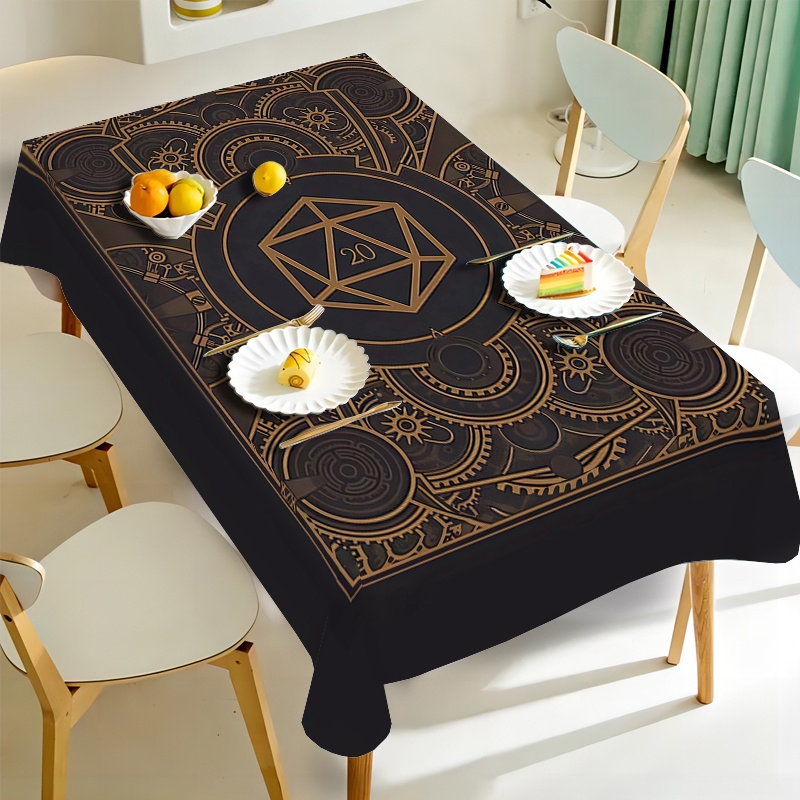 Steampunk Black Golden Gear Pa - Home Decor Inspo 评论和价格