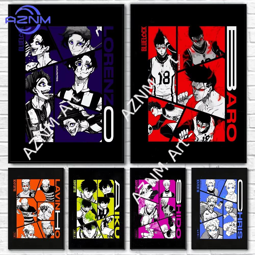 Anime Blue Lock Poster Poster  - Home Decor Scrap 评论和价格