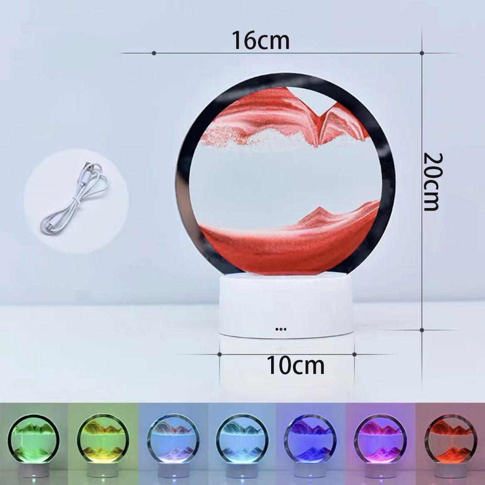 Creative hourglass luminous qu - Sand Art Picture 评论和价格