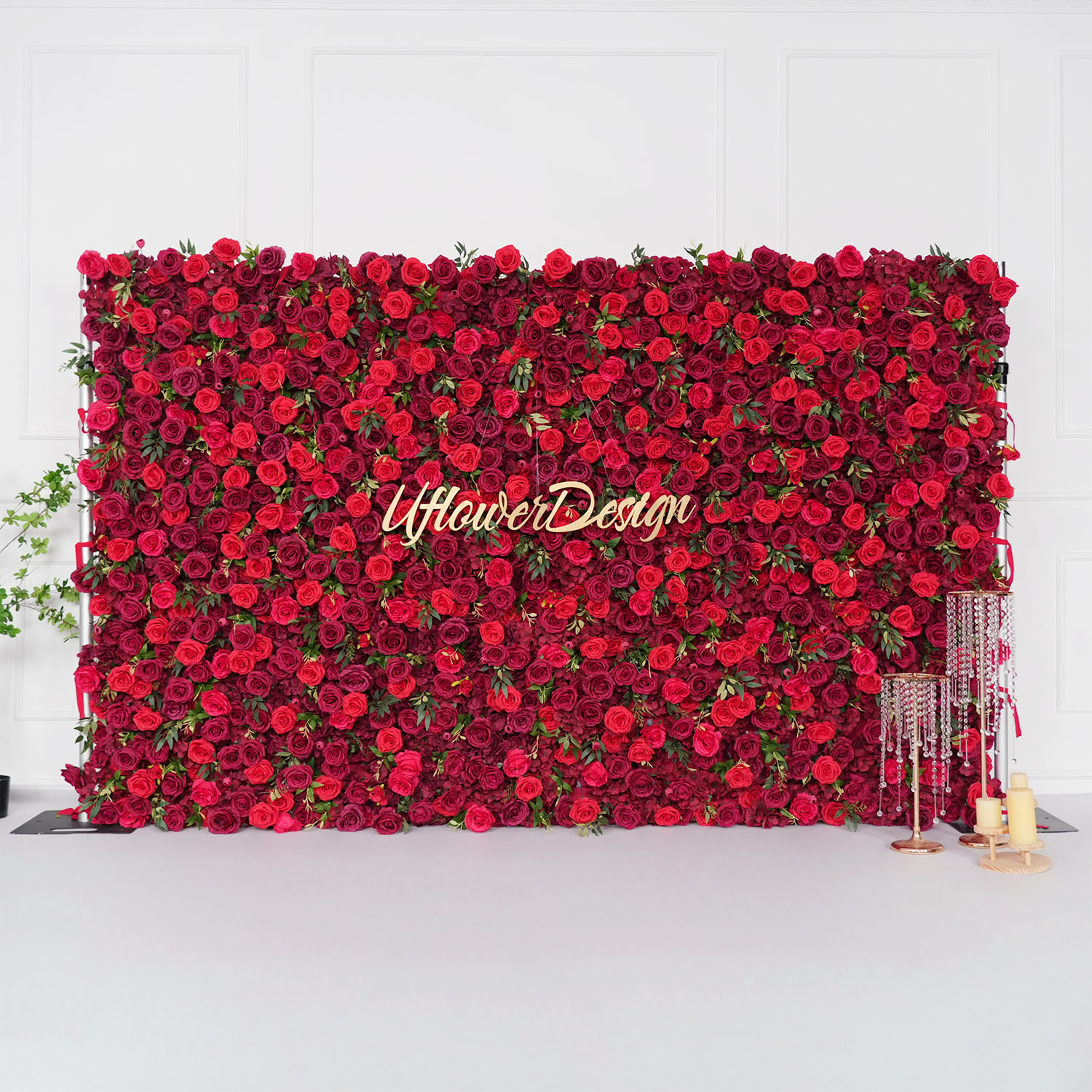 Uflower Red Rose luxury 5D Flo - Home Decor Event 评论和价格