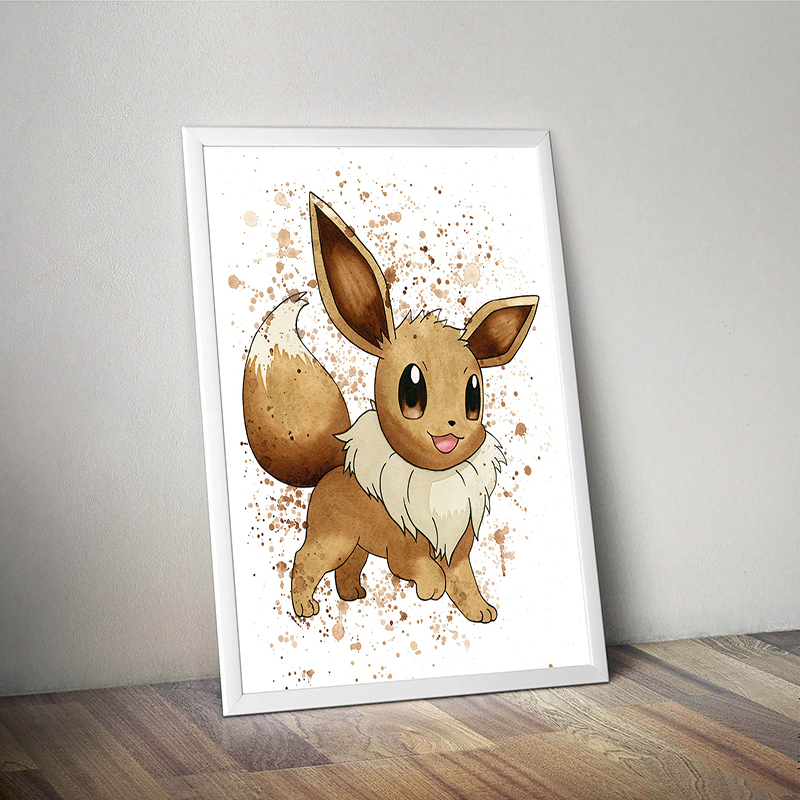 Pokemon Anime Comic Canvas Pai - Home Decor Scrap 评论和价格