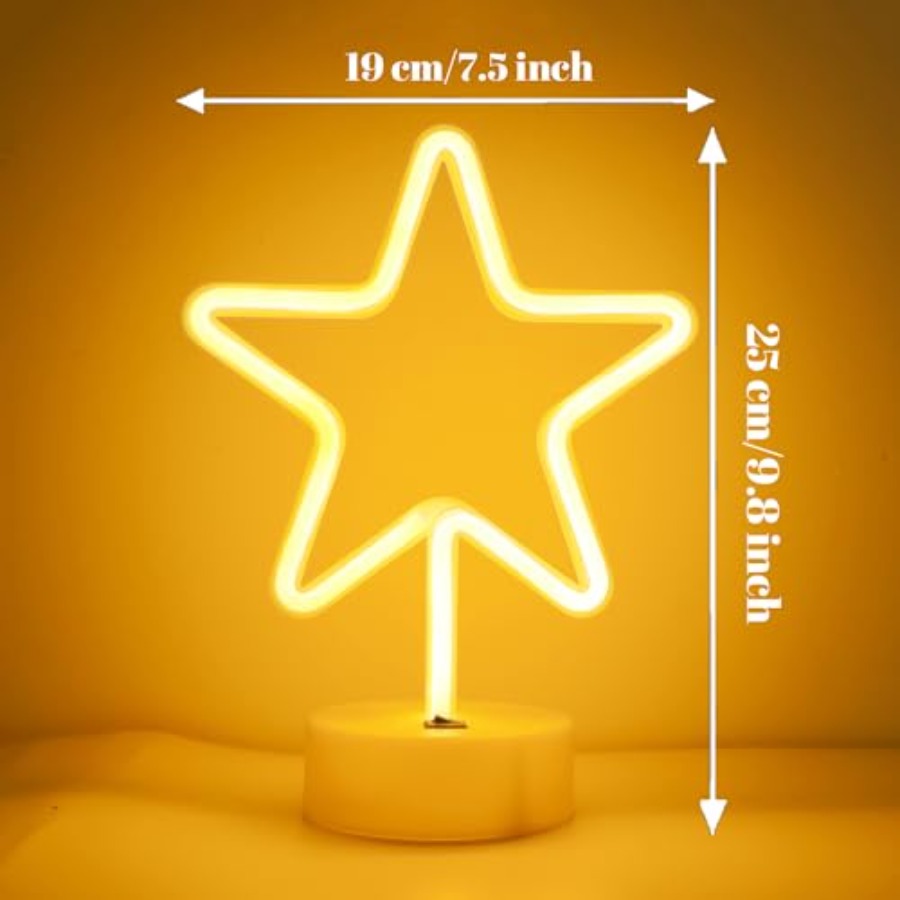 Warm White Star Shaped LED Neo - Home Decor Lamp 评论和价格
