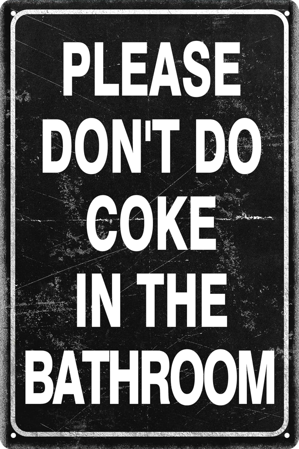 Vintage Tin Sign Retro Metal F - Home Decor Gothic 评论和价格