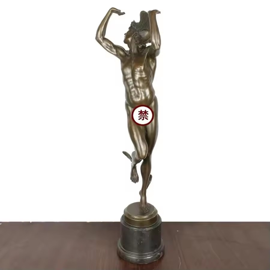 Bronze Greek Hermes Roman Merc - Home Decor Hermes 评论和价格