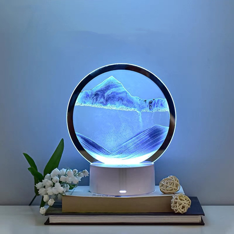 LED 16 Colors 3D Sandscape Lam - Sand Art Picture 评论和价格