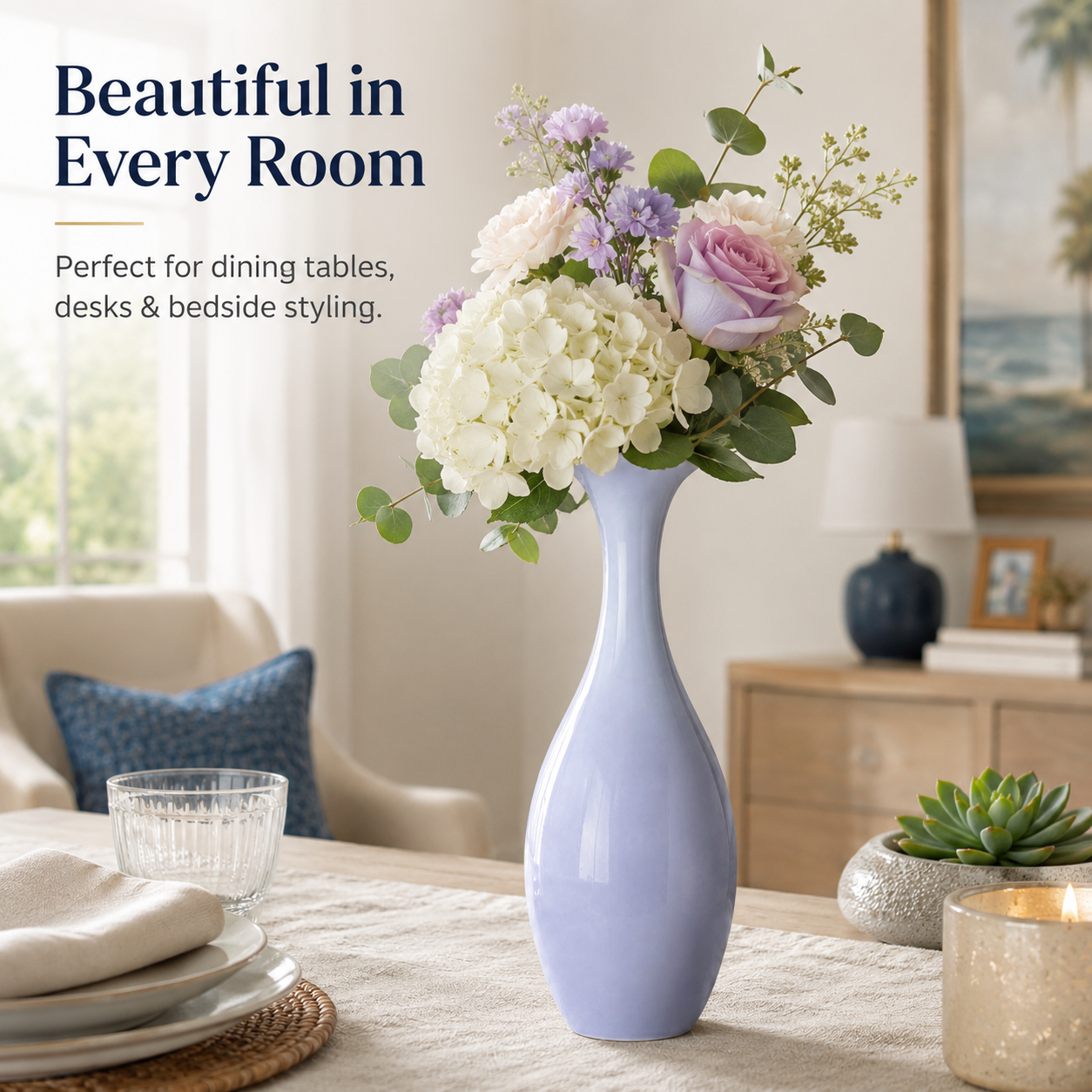 Hand-Painted Ceramic Vase Matt - Home Decor Dopamine 评论和价格