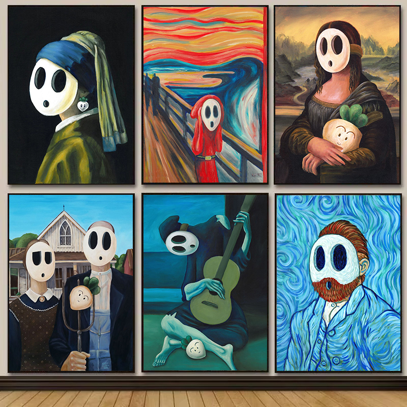 Picasso Van Gogh's Creative Pa - Home Decor Gothic 评论和价格