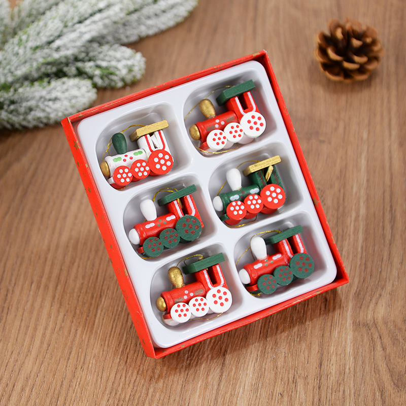 Wooden Train Pendants Christma - Home Decor Trends 2025 评论和价格
