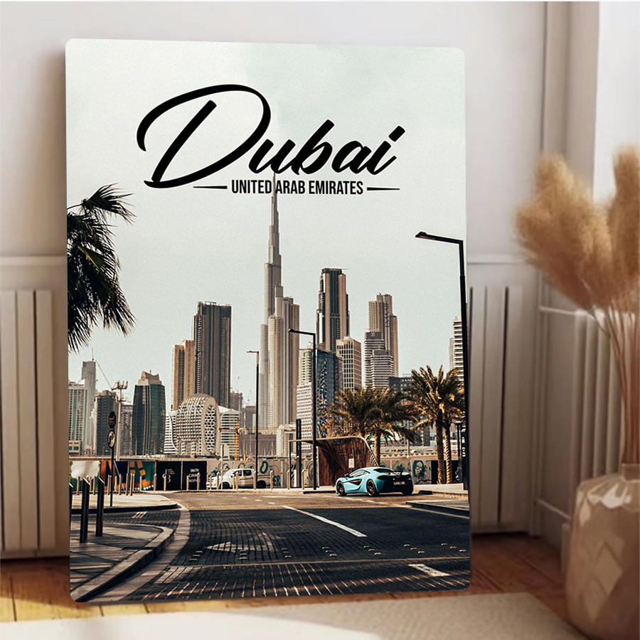 Dubai Skyline Metal Wall Art U - Home Decor Uae 评论和价格
