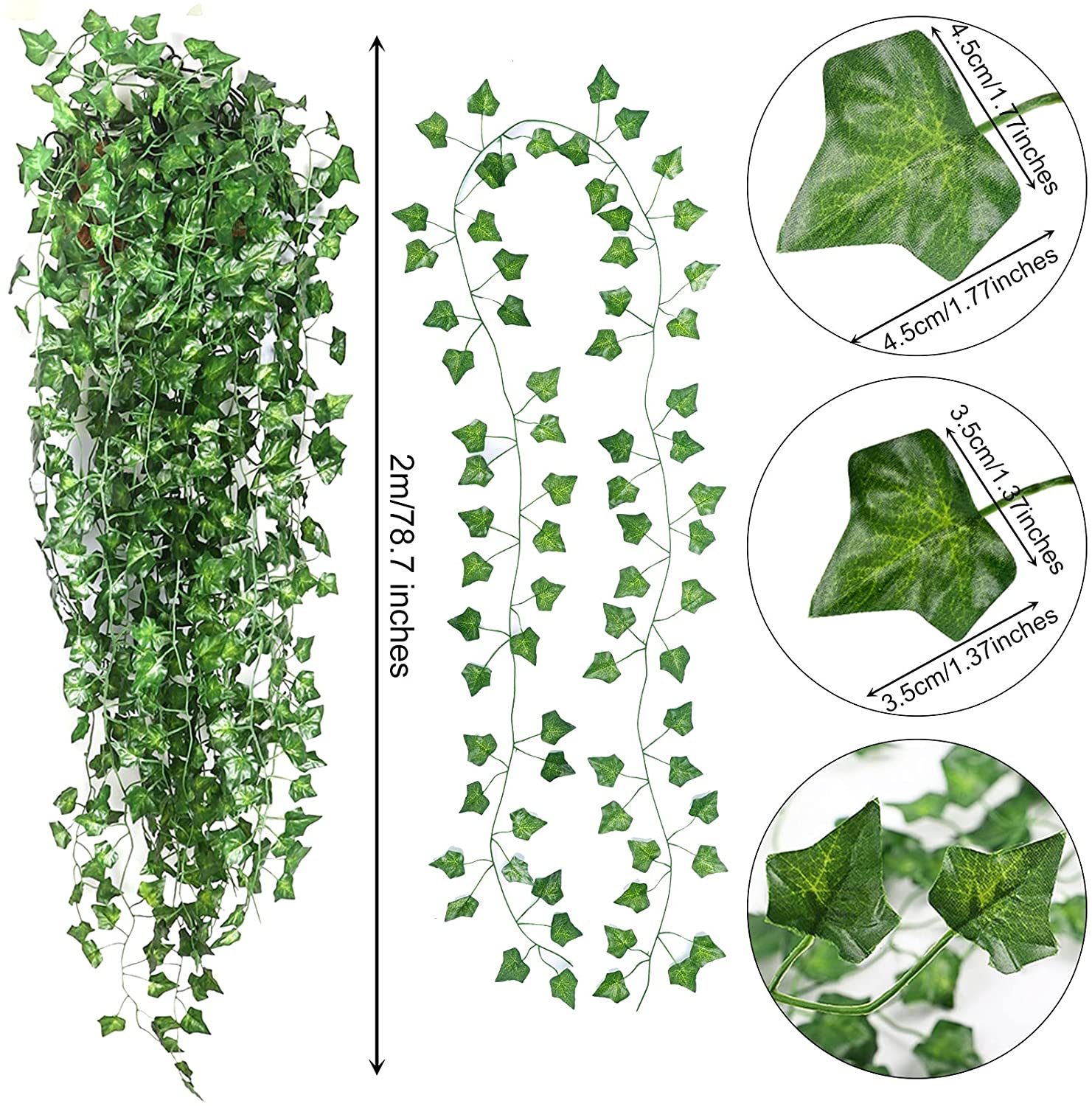 Artificial Ivy Greenery Fake V - Victory Home Decor 评论和价格