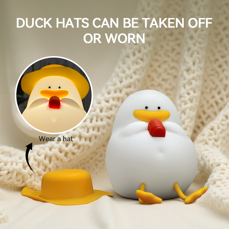 Happy Duck Night Light,Touch-C - Home Decor Lamp 评论和价格