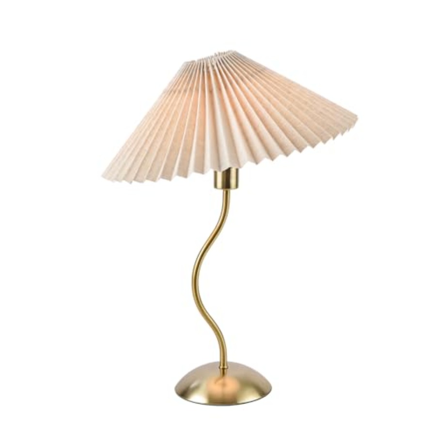 Small Pleated Table Lamp Bedsi - Home Decor Lamp 评论和价格