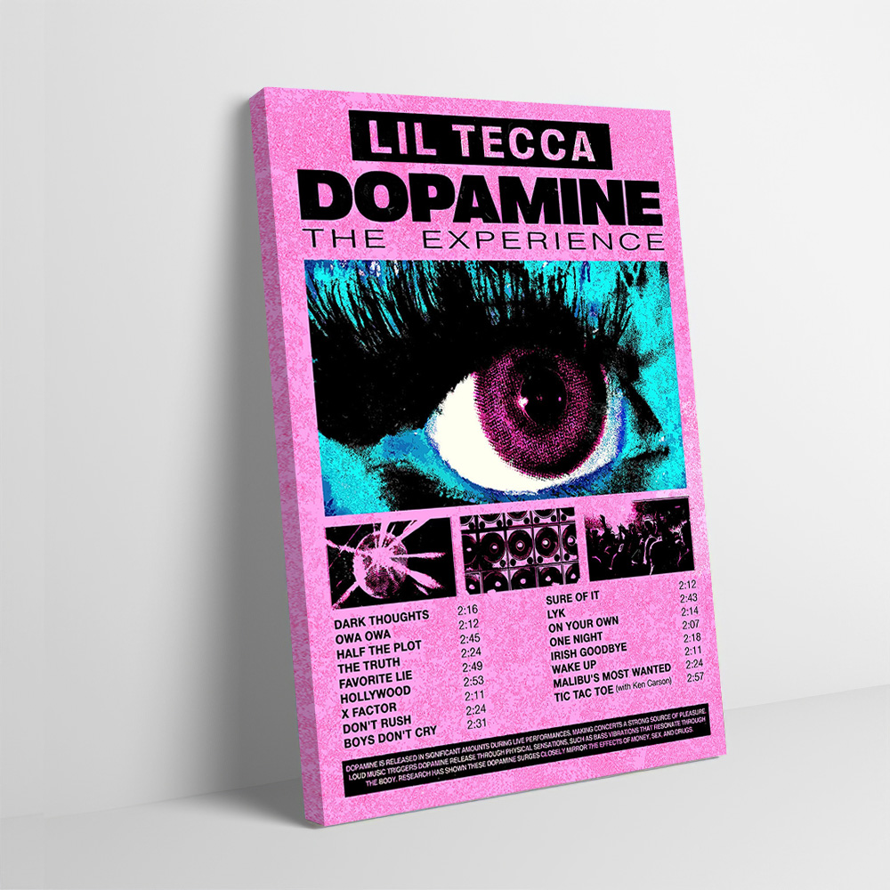 Lil Tecca Dopamine Album Cover - Home Decor Dopamine 评论和价格