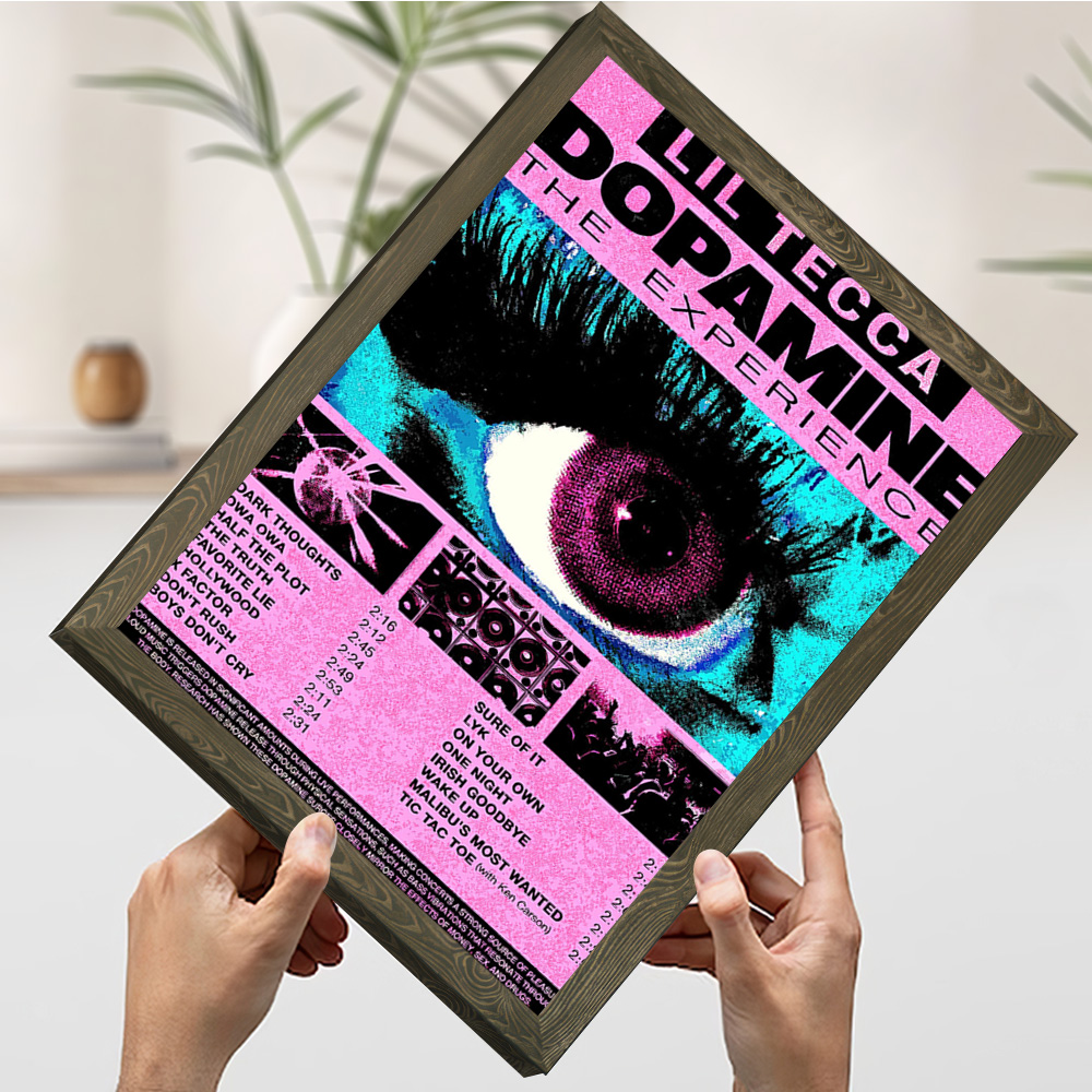 Lil Tecca Dopamine Album Cover - Home Decor Dopamine 评论和价格