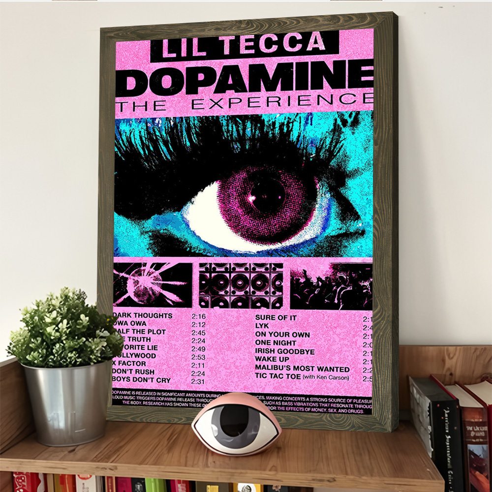 Lil Tecca Dopamine Album Cover - Home Decor Dopamine 评论和价格