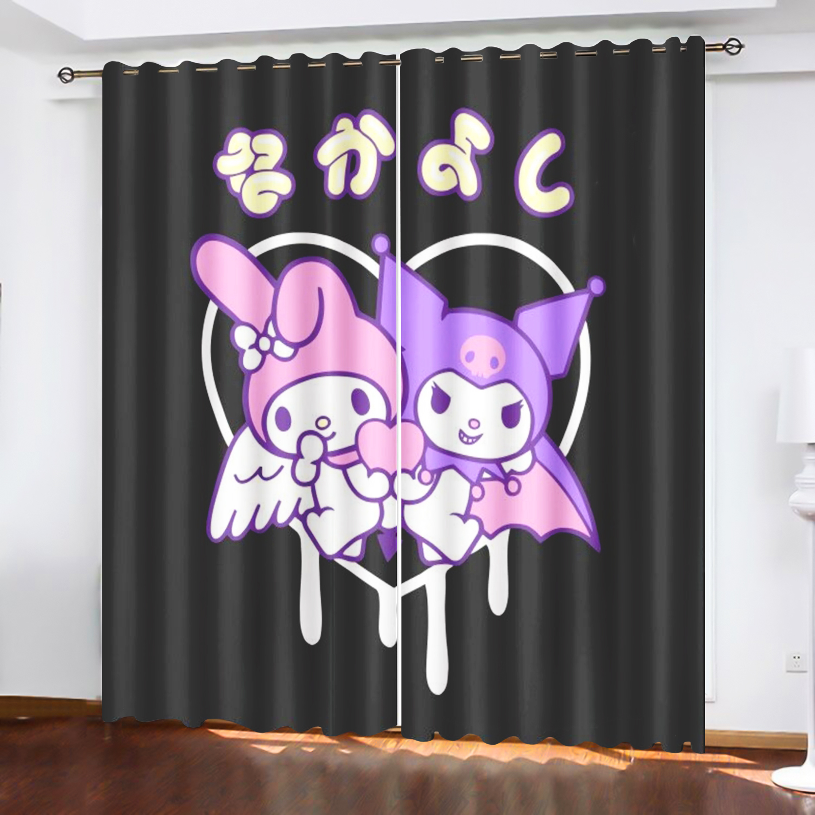 Kuromi Home Decor Printed Curt - Home Decor Curtain 评论和价格