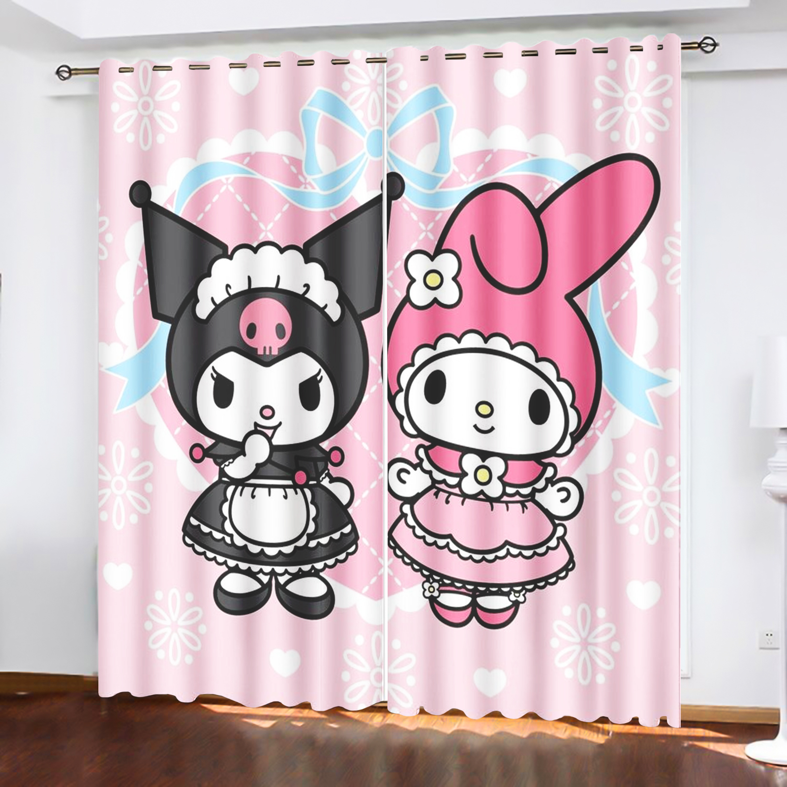 Kuromi Home Decor Printed Curt - Home Decor Curtain 评论和价格