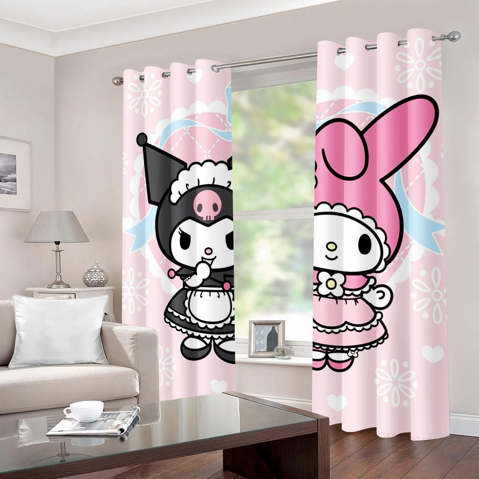 Kuromi Home Decor Printed Curt - Home Decor Curtain 评论和价格