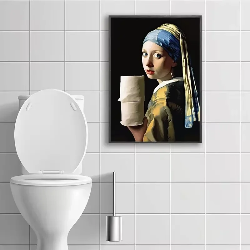 Funny Mona Lisa Wearing Pearls - Home Decor Scrap 评论和价格