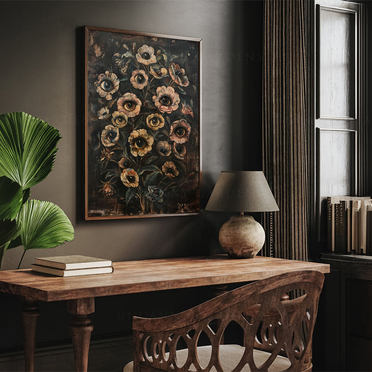1pc frameless Victorian Gothic - Home Decor Gothic 评论和价格