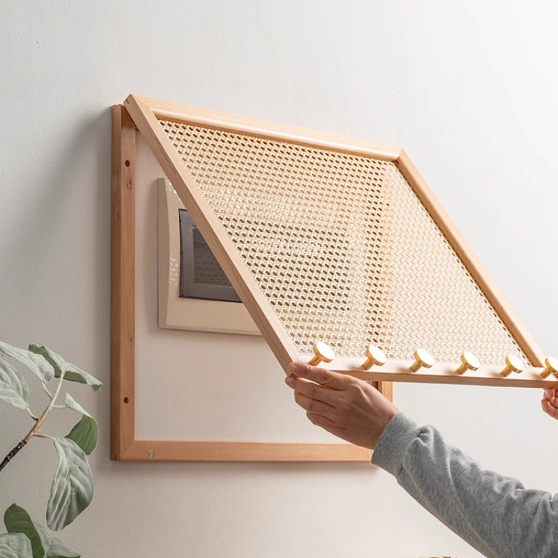 Wood Woven Rattan Electrical B - Home Decor Furniture 评论和价格