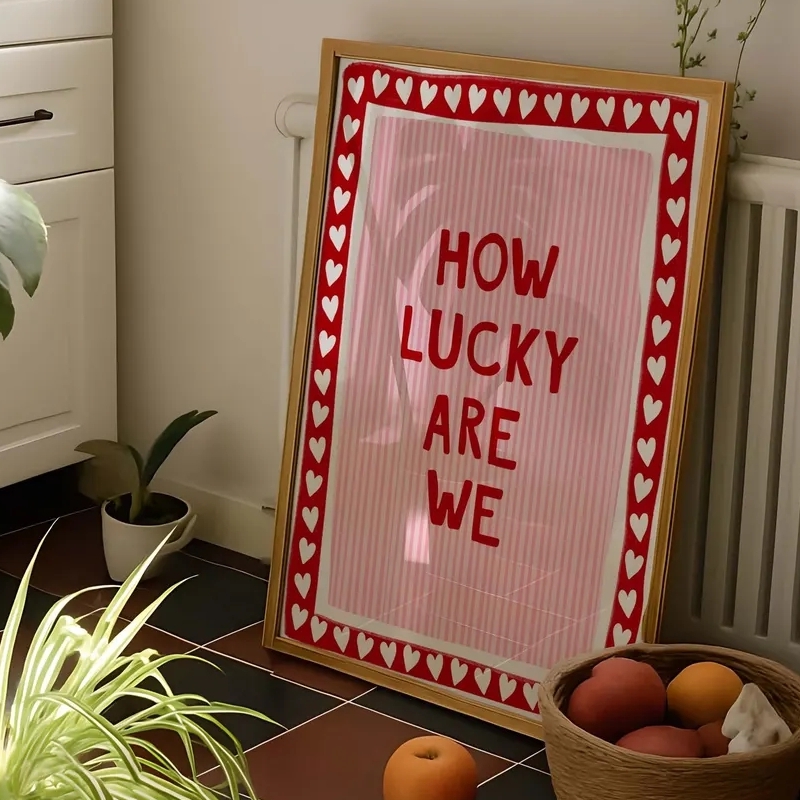 How Lucky Wall Art Canvas Prin - Home Decor How To 评论和价格