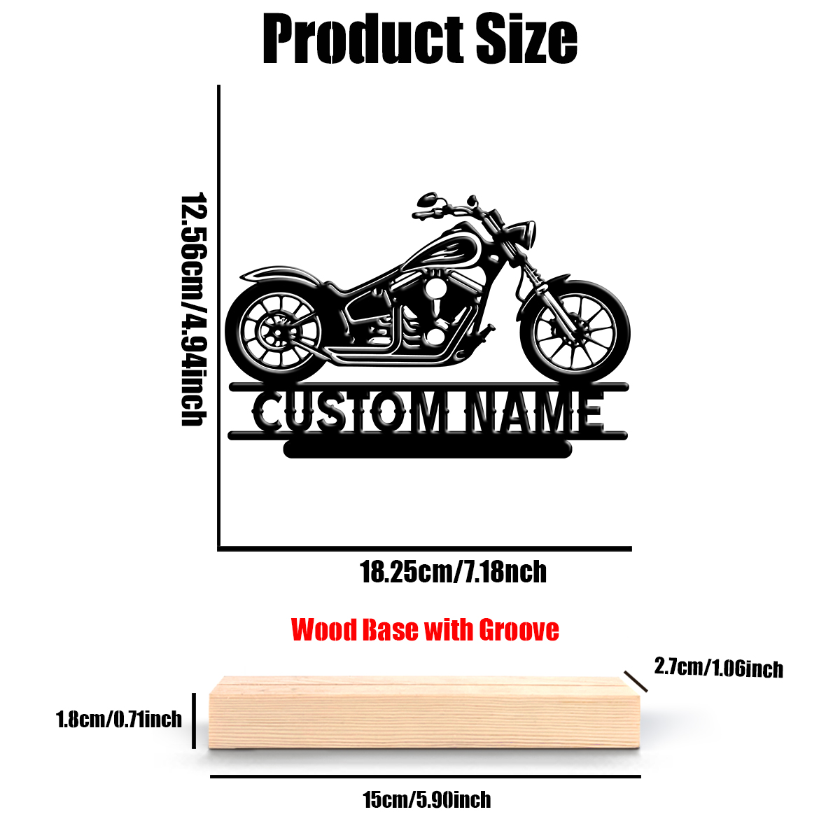 1Pc Csutom Name Road Motorbike - Home Decor Inspo 评论和价格