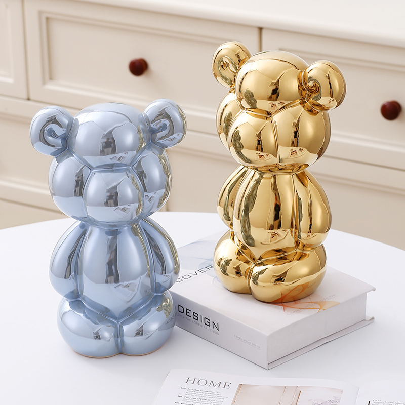 Nordic Ceramic Little Fat Bear - Home Decor Aesthetic Pinterest 评论和价格