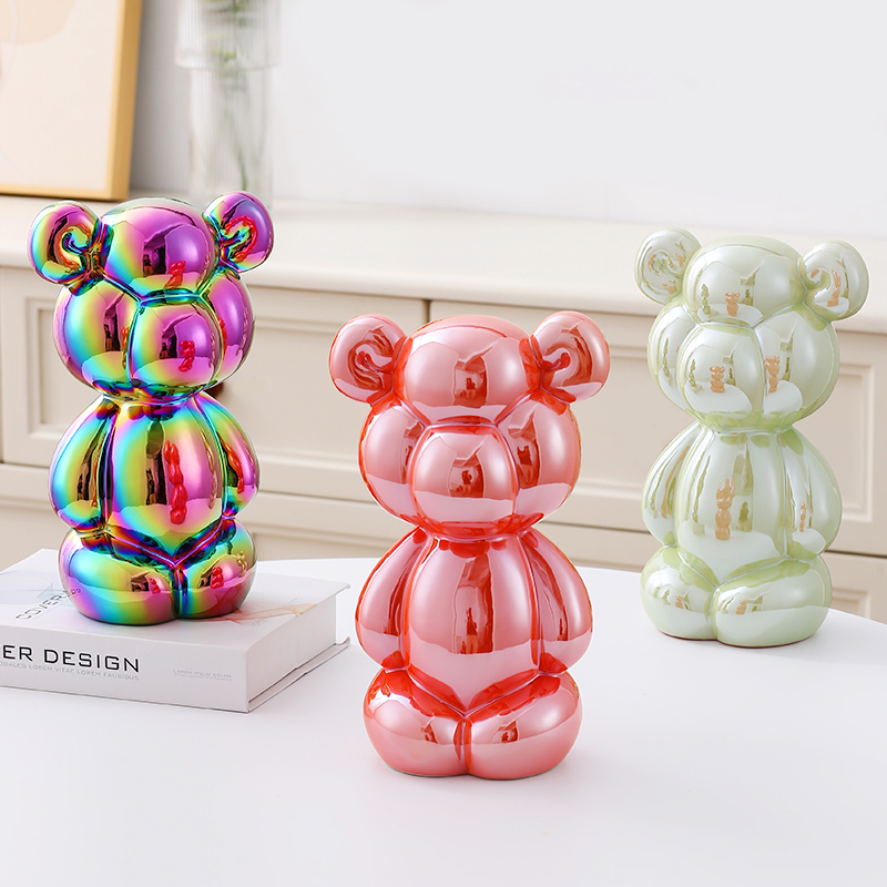 Nordic Ceramic Little Fat Bear - Home Decor Aesthetic Pinterest 评论和价格