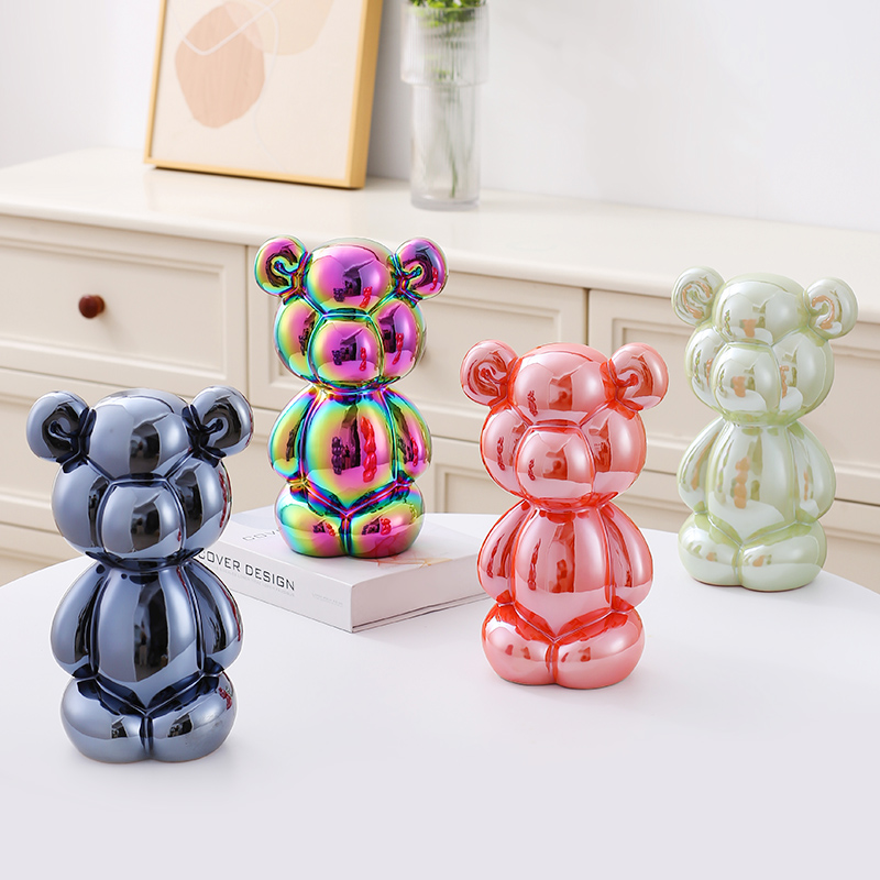 Nordic Ceramic Little Fat Bear - Home Decor Aesthetic Pinterest 评论和价格