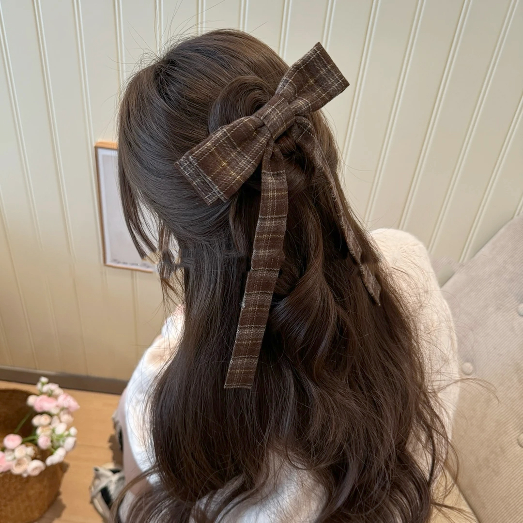 2025 Elegant Plaid Ribbon Bow  - Home Decor Trends 2025 评论和价格